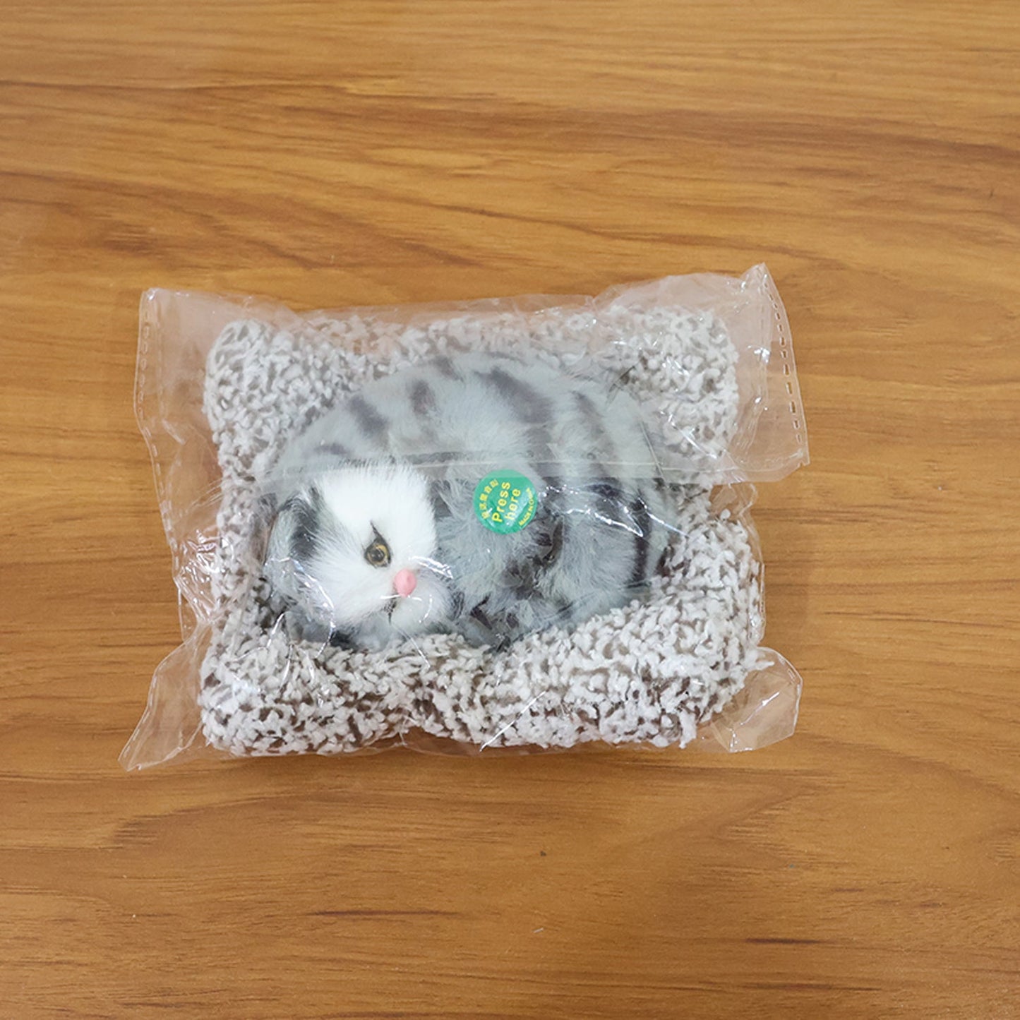 Decorative plush cat toy