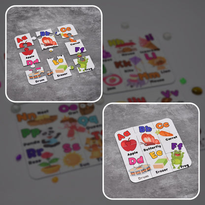 Set of 4 MyKartAdda jigsaw puzzles, child-friendly design