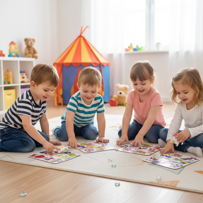 MyKartAdda Jigsaw Puzzle Toy for Children (4-Pcs Pack)