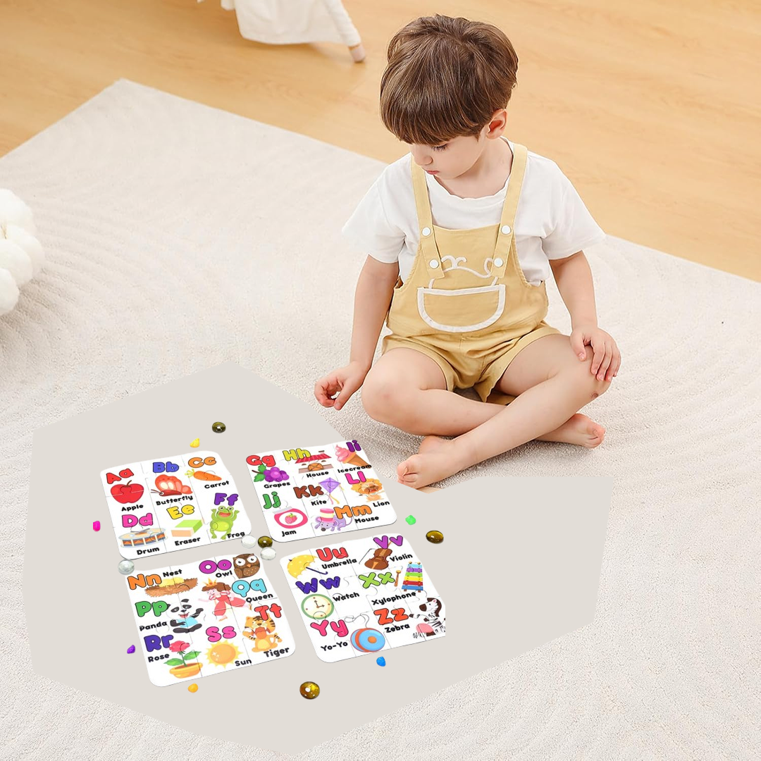 MyKartAdda Jigsaw Puzzle Toy for Children (4-Pcs Pack)