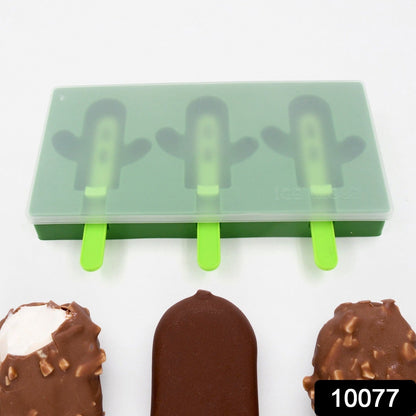 Cactus Shape Ice Cream Mould Homemade Ice Molds for DIY Summer Food Kitchen Tools 1 Pc